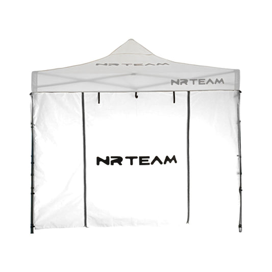 PARETE ANTERIORE CON PORTA PER GAZEBO - BIANCA