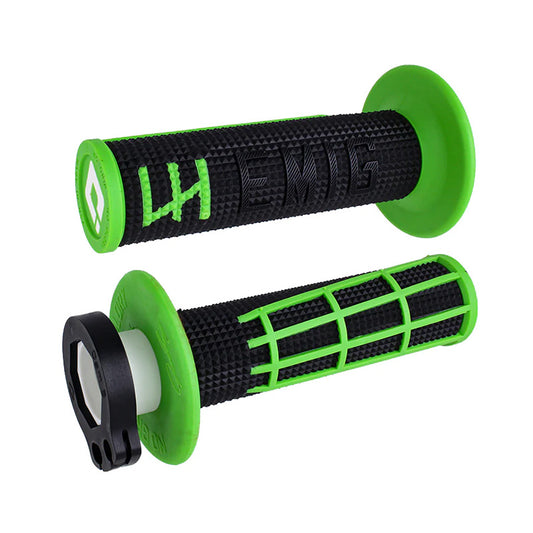 MANOPOLE LOCK-ON ODI A BLOCCAGGIO RAPIDO EMIG 2.0 V2 GRIP NERO/VERDE