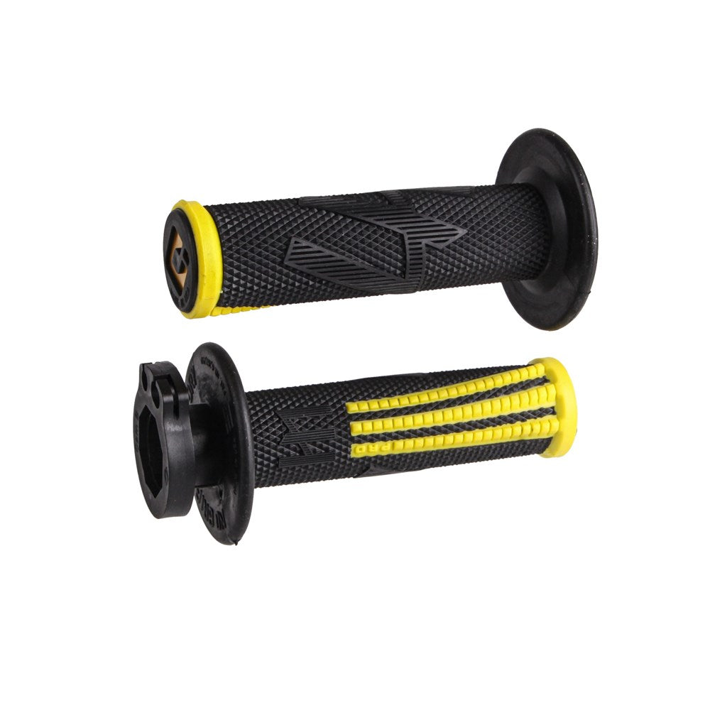 MANOPOLE LOCK-ON ODI A BLOCCAGGIO RAPIDO EMIG PRO V2 GRIP NERO/GIALLO