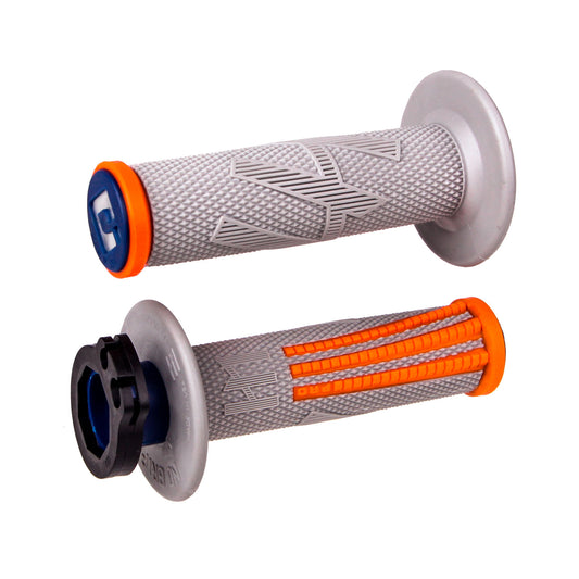 MANOPOLE LOCK-ON ODI A BLOCCAGGIO RAPIDO EMIG PRO V2 GRIP GRIGIO-ARANCIONE