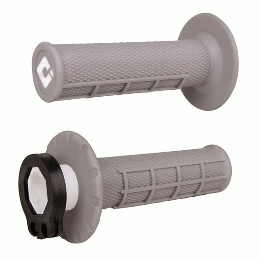 MANOPOLE LOCK-ON ODI A BLOCCAGGIO RAPIDO HALF-WAFFLE MX GRIGIO-SOFT COMPOUND