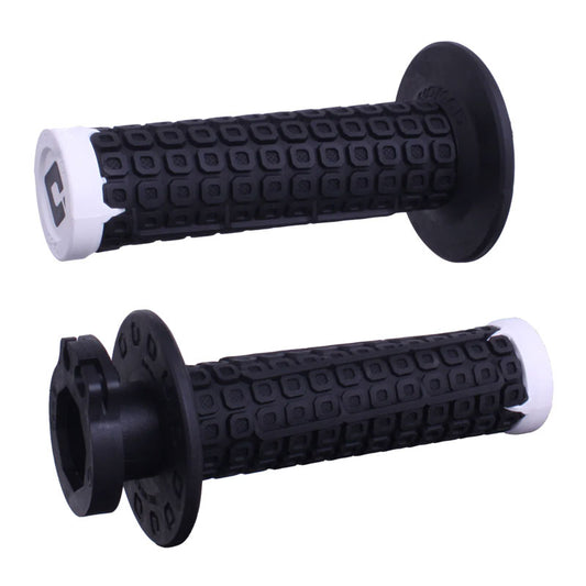 MANOPOLE LOCK-ON ODI A BLOCCAGGIO RAPIDO NOMAD 31.5MM-32.5MM NERO - BIANCO