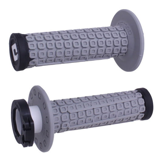 MANOPOLE LOCK-ON ODI A BLOCCAGGIO RAPIDO NOMAD 31.5MM-32.5MM GRIGIO - NERO