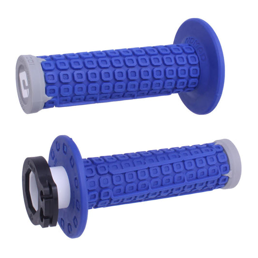 MANOPOLE LOCK-ON ODI A BLOCCAGGIO RAPIDO NOMAD 31.5MM-32.5MM BLU - GRIGIO