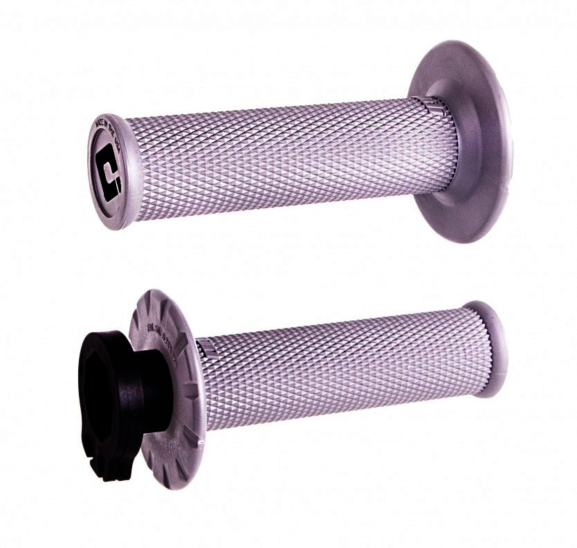MANOPOLE LOCK-ON ODI A BLOCCAGGIO RAPIDO MX V2 NO-WAFFLE GRIGIO SOFT