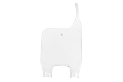 TABELLA PORTANUMERO ANTERIORE COMPATIBILE CON TM 80 1997-2000 / forche rovesciate - bianco (047)