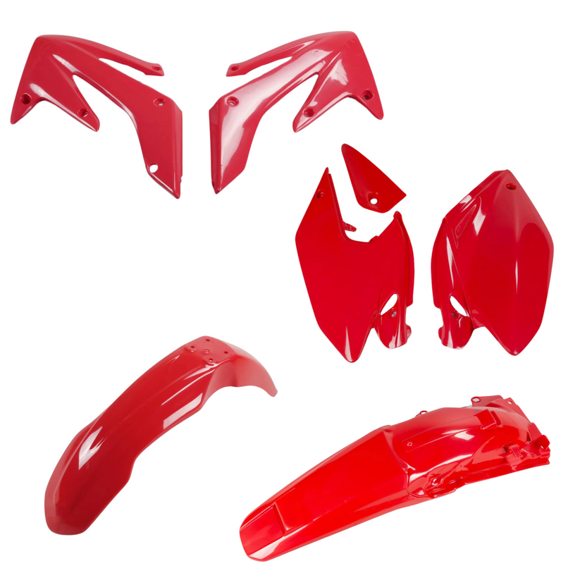 KIT-PLASTICHE-COMPATIBILE-CON-HONDA-CRF-250X-2004-2017-ROSSO-R