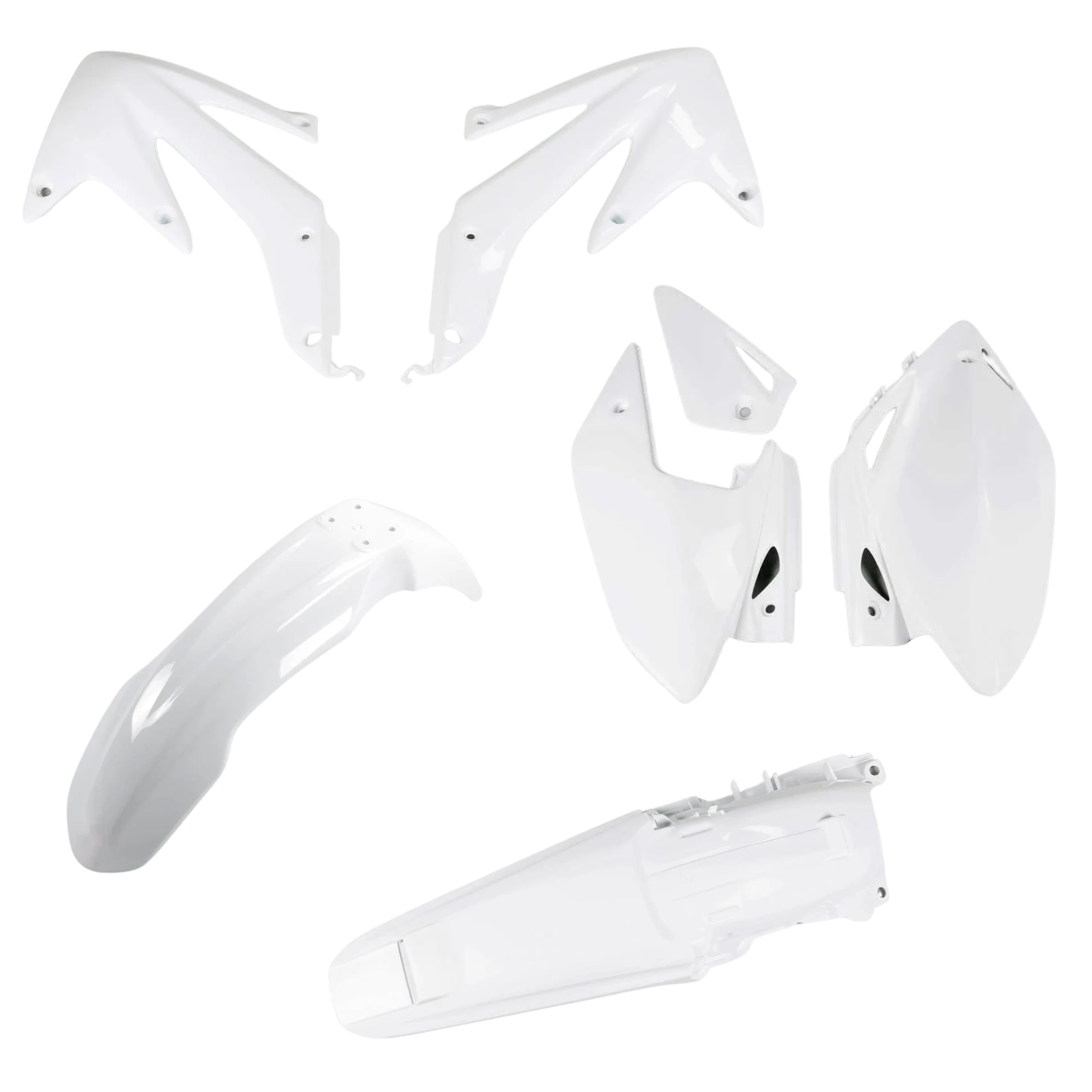 KIT PLASTICHE PER HONDA CRF 450X 2005-2007 / BIANCO