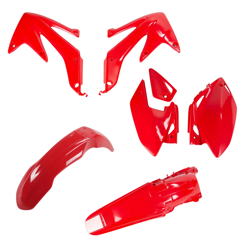 KIT-PLASTICHE-COMPATIBILE-CON-HONDA-CRF-450X-2005-2007-ROSSO-R