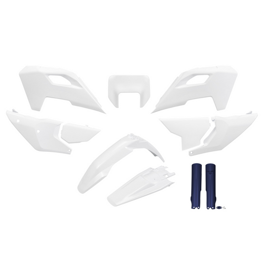 KIT COMPLETO DE PLÁSTICOS PARA HUSQVARNA TE 300 2024-2025 / OEM 25 / CON SOPORTE FARO