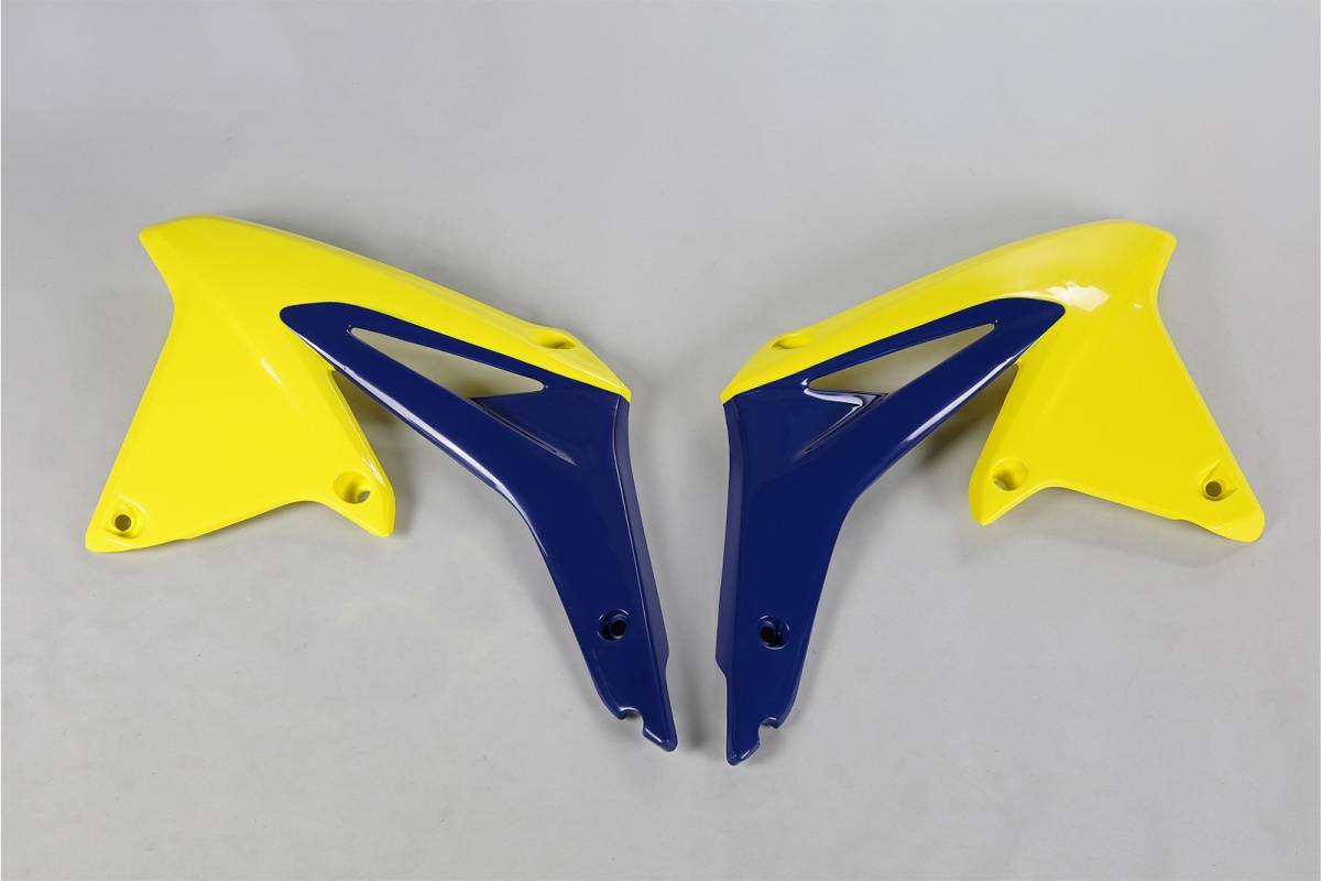 Convogliatori-Radiatore-per-Suzuki-RMZ-450-2008-2017-giallo-blu-OEM-08