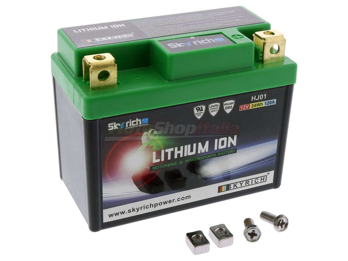 Batteria Kawasaki KXF 250 21 22 Skyrich litio