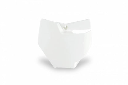 TABELLA PORTANUMERO ANTERIORE COMPATIBILE CON KTM SX 85 2018-2024 bianco 20-25