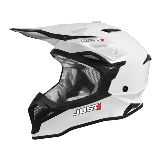 Casco Just1 J39 Solid White - Bianco - Tg L
