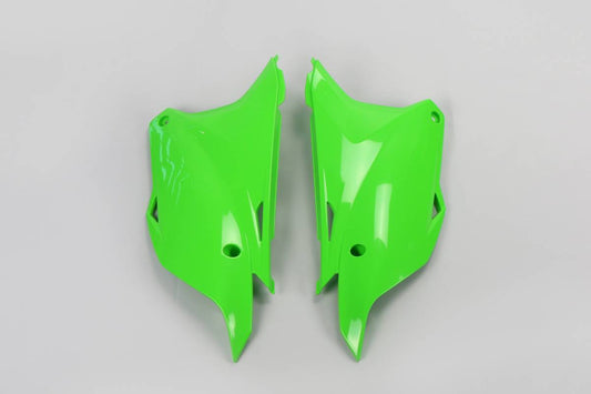 FIANCATINE LATERALI PER KAWASAKI KX 85 2014-2026 / VERDE 026