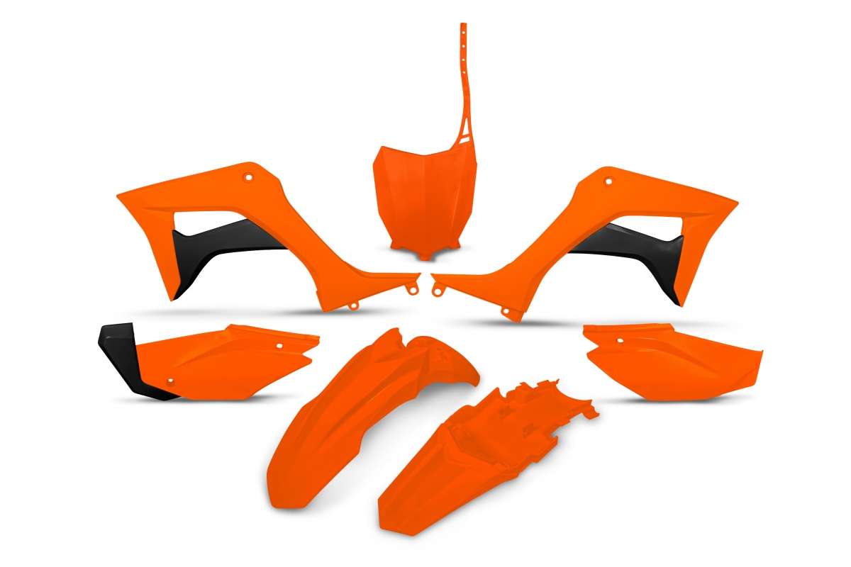 KIT-PLASTICHE-COMPATIBILE-CON-HONDA-CRF-110F-2019-2026-ARANCIO FLUO-FFLU