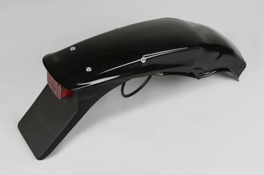 PARAFANGO POSTERIORE COMPATIBILE CON HONDA CRE 50 1997-2000 / con portatarga nero