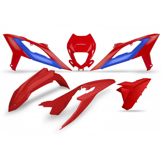 KIT-PLASTICHE-COMPATIBILE-CON-BETA-RR-250-2023-2024-con-portafaro-racing-bicolore-ROSSO-BLU-063C