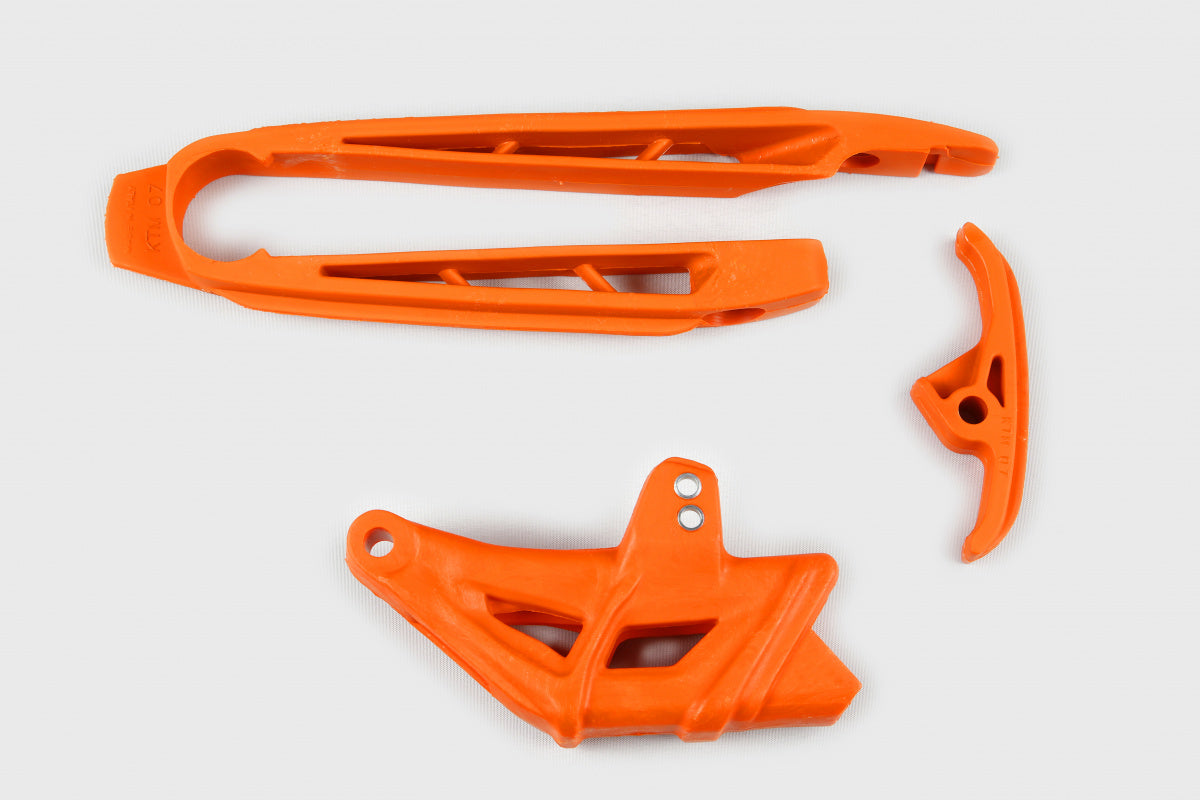 KIT CRUNA CATENA + FASCIA FORCELLA arancio