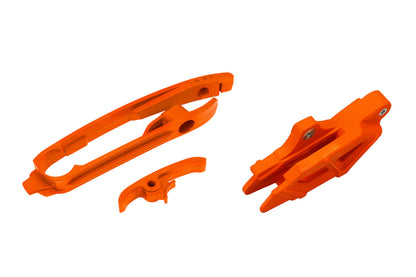 KIT CRUNA CATENA + FASCIA FORCELLA arancio