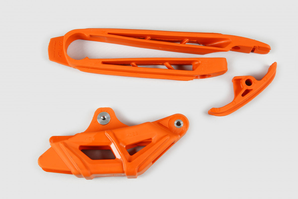 KIT CRUNA CATENA + FASCIA FORCELLA arancio