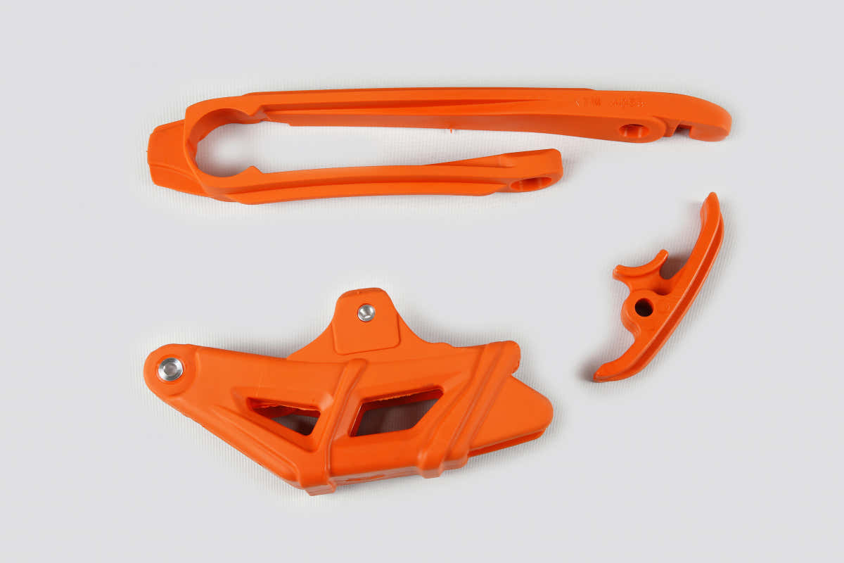 KIT CRUNA CATENA + FASCIA FORCELLA arancio
