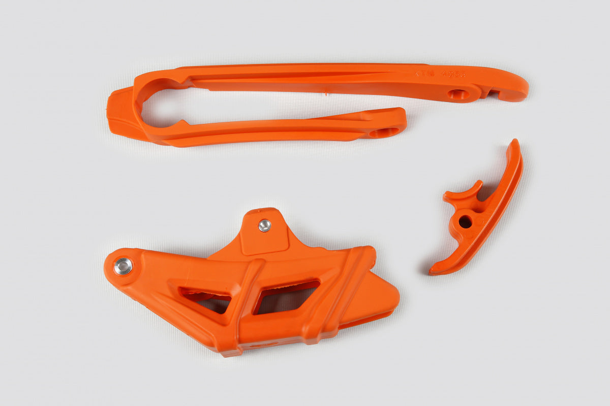 KIT CRUNA CATENA + FASCIA FORCELLA arancio