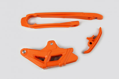 KIT CRUNA CATENA + FASCIA FORCELLA arancio