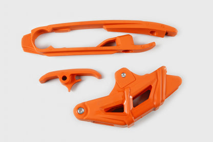 KIT CRUNA CATENA + FASCIA FORCELLA arancio