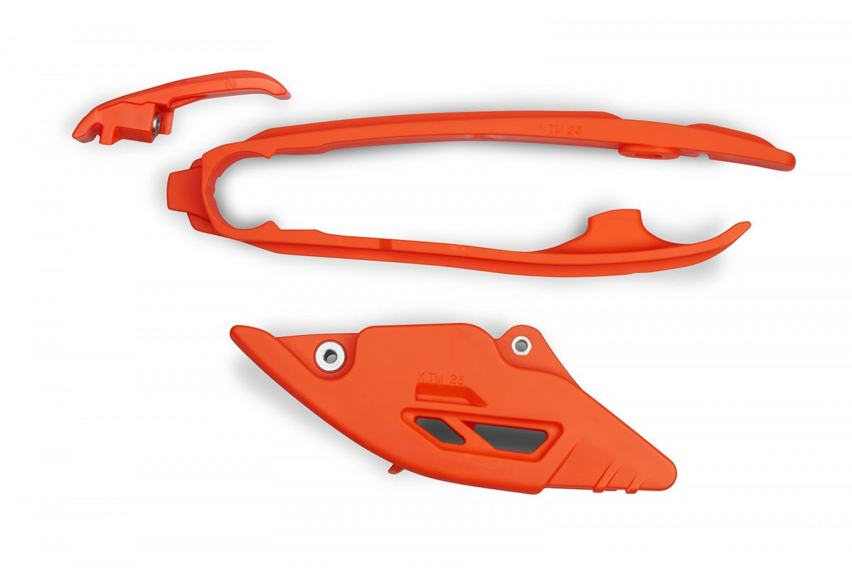 KIT CRUNA CATENA + FASCIA FORCELLA arancio