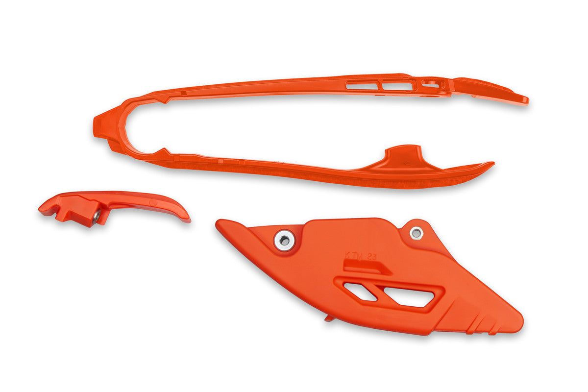 KIT CRUNA CATENA + FASCIA FORCELLA arancio