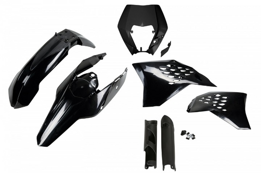 FULL-KIT-PLASTICHE-COMPATIBILE-CON-KTM-EXC-F-250-2009-2011-con-portafaro-NERO-001