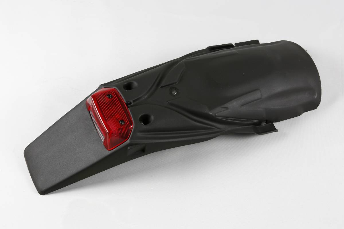 PARAFANGO POSTERIORE COMPATIBILE CON KTM EXC 520 1998-2003 / portatarga nero