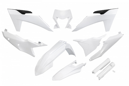 FULL-KIT-PLASTICHE-COMPATIBILE-CON-KTM-EXC-F-350-2024-2025-con-portafaro-BIANCO 20-25-042
