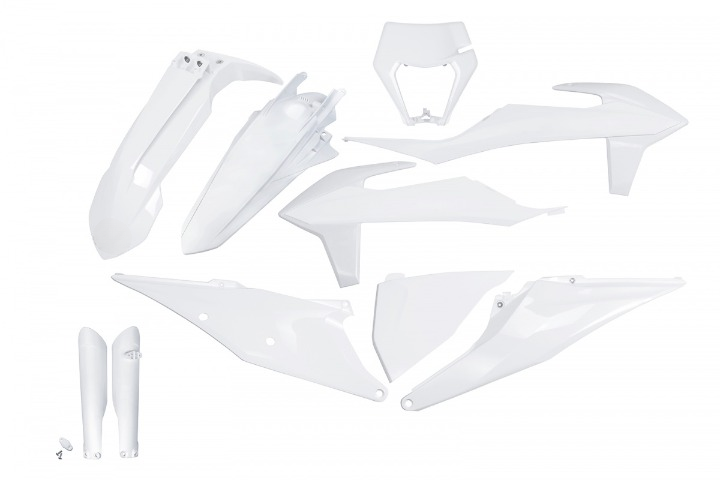 FULL-KIT-PLASTICHE-COMPATIBILE-CON-KTM-EXC-F-250-2020-2023-con-portafaro-SIX DAYS 21-22 EDITION-999W
