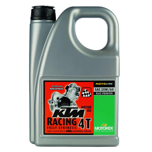 OLIO MOTORE MOTOREX KTM RACING 4T 20W/60 - 4 L