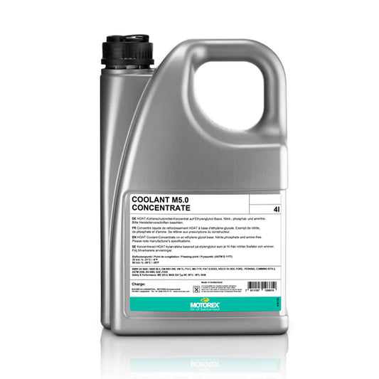 LIQUIDO RAFFREDDAMENTO MOTOREX COOLANT M5.0 CONCENTRATE - 4 L