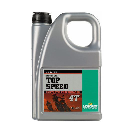 OLIO MOTORE MOTOREX TOP SPEED 4T 5W/40 JASO MA 2 - 4 L