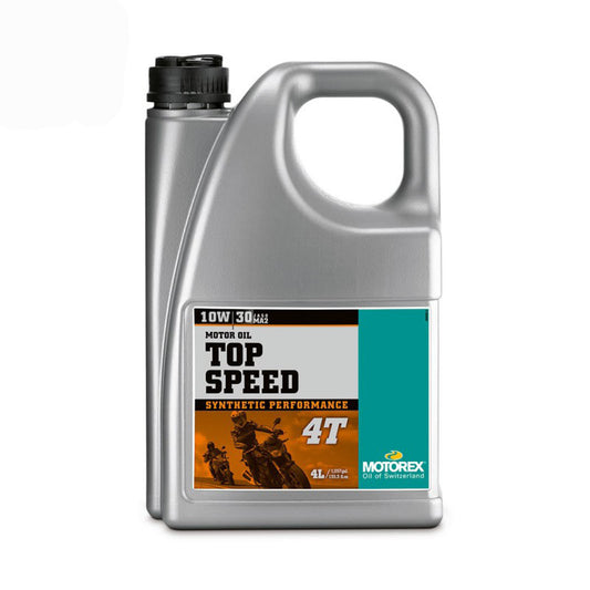 OLIO MOTORE MOTOREX TOP SPEED 4T 10W/30 JASO MA 2 - 4 L