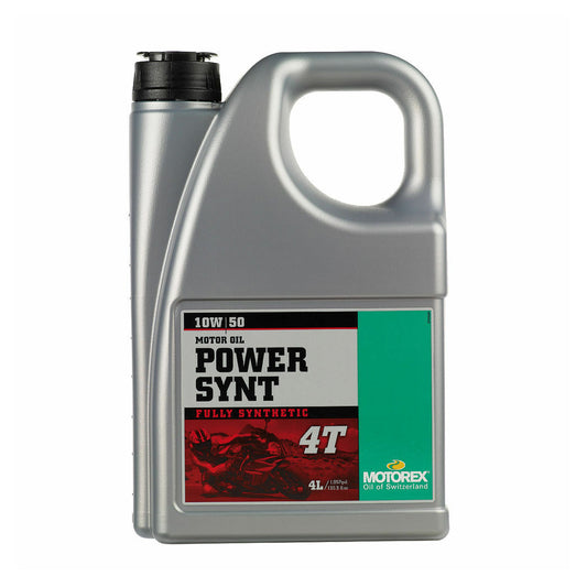 OLIO MOTORE MOTOREX POWER SYNT 4T 10W/50 JASO MA 2 - 4 L