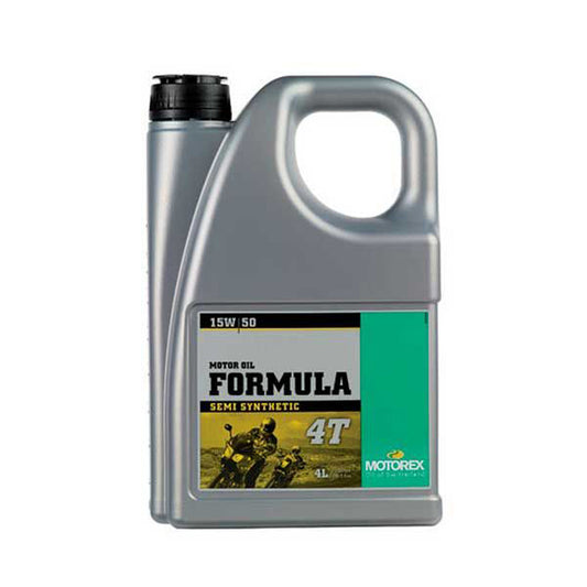 OLIO MOTORE MOTOREX FORMULA 4T 15W/50 JASO MA 2 - 4 L