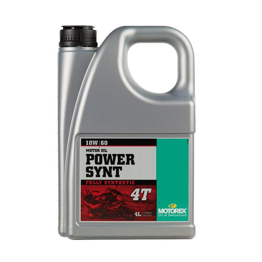 OLIO MOTORE MOTOREX POWER SYNT 4T 10W/60 JASO MA 2 - 4 L