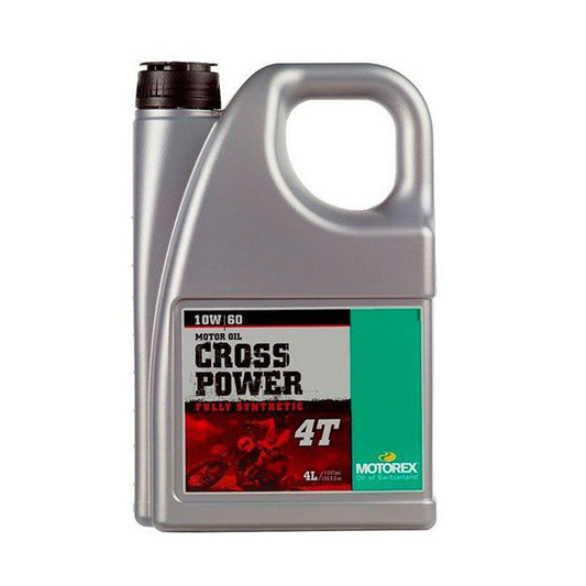 OLIO MOTORE MOTOREX CROSS POWER 4T 10W/60 JASO MA 2 - 4 L
