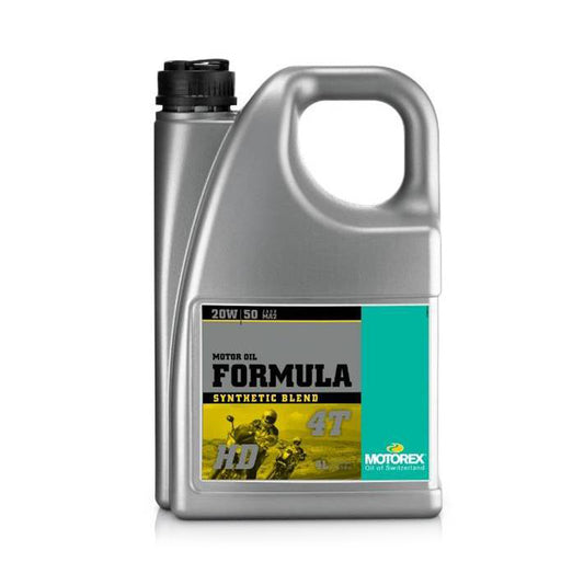 OLIO MOTORE MOTOREX FORMULA 4T 20W/50 HD JASO MA 2 - 4 L