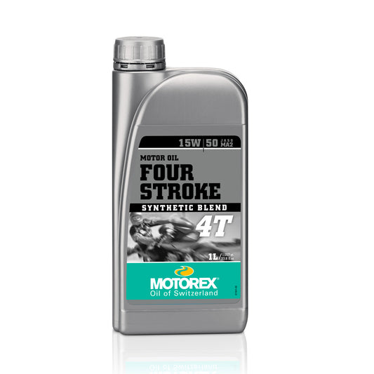 OLIO MOTORE MOTOREX 4-STROKE 4T 15W/50 JASO MA 2 - 1 L