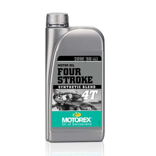 OLIO MOTORE MOTOREX 4-STROKE 4T 20W/50 JASO MA 2 - 1 L