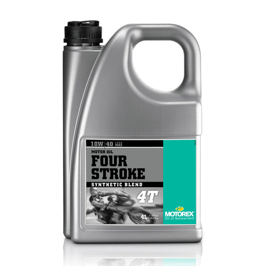 OLIO MOTORE MOTOREX 4-STROKE 4T 10W/40 JASO MA 2 - 4 L