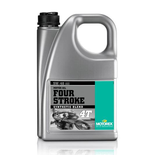 OLIO MOTORE MOTOREX 4-STROKE 4T 5W/40 JASO MA 2 - 4 L