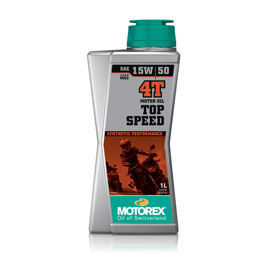 OLIO MOTORE MOTOREX TOP SPEED 4T 15W/50 JASO MA 2 - 1 L
