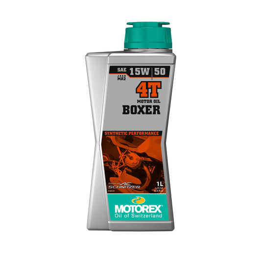 OLIO MOTORE MOTOREX BOXER 4T 15W/50 JASO MA 2 - 1 L